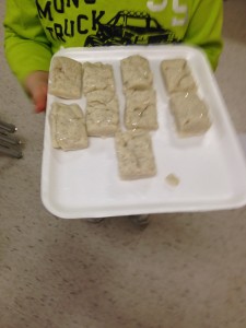 "I made Christmas cookies." How many do you count?